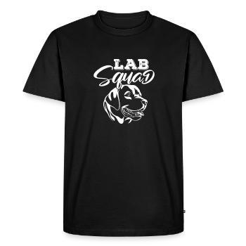 Labrador Dog Dogs Dog Breed Cadeau - T-shirt Premium bio Homme - noir - Devant - Nico (187cm)