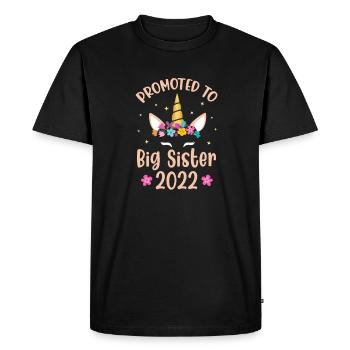 Older sister - Men's Premium Organic T-Shirt - black - Front - Nico (187cm)
