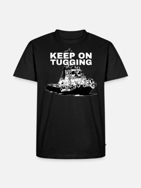Schlepper Schleppboot Tug Life - Männer Premium Bio T-Shirt - Schwarz