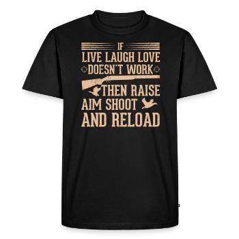 Duck Hunting Season Hunter Bird Hunting - Men's Premium Organic T-Shirt - black - Front - Nico (187cm)
