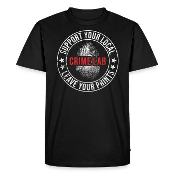 Forensic Technician Crime Scene Investigator Forensic Sentence - Men's Premium Organic T-Shirt - black - Front - Nico (187cm)