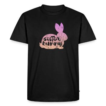 Soeur Frère Frères et sœurs Cadeau de famille - T-shirt Premium bio Homme - noir - Devant - Nico (187cm)