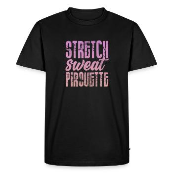 Ballet - Men's Premium Organic T-Shirt - black - Front - Nico (187cm)