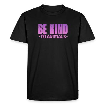 Animal Rescue Animal Rights Animal Love Pet Gift - T-shirt Premium bio Homme - noir - Devant - Nico (187cm)
