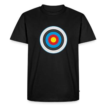 Archerie - T-shirt Premium bio Homme - noir - Devant - Nico (187cm)