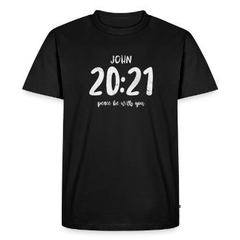 Bible - T-shirt Premium bio Homme - noir - Devant - Nico (187cm)