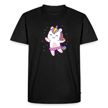 Ballet Ballerine Ballet Danseuse Danse Cadeau - T-shirt Premium bio Homme - noir - Devant - Nico (187cm)