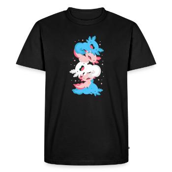 Axolotl - T-shirt Premium bio Homme - noir - Devant - Nico (187cm)