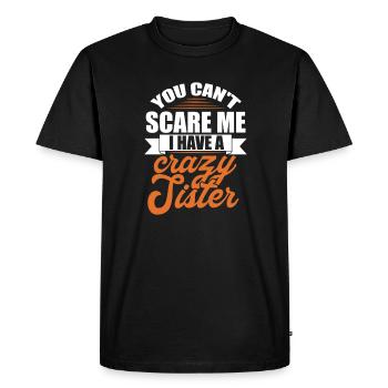Sister - Men's Premium Organic T-Shirt - black - Front - Nico (187cm)