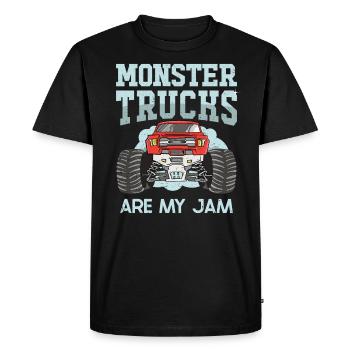 Monster Trucks Are My Jam Monster Truck Show - Men's Premium Organic T-Shirt - black - Front - Nico (187cm)