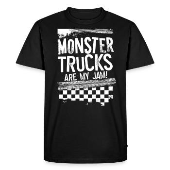 Monster Trucks Are My Jam Monster Truck Show - Men's Premium Organic T-Shirt - black - Front - Nico (187cm)