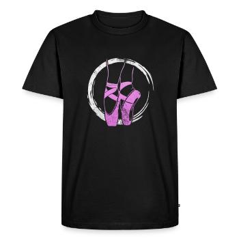 Ballet - Men's Premium Organic T-Shirt - black - Front - Nico (187cm)