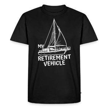 Régime de retraite pour les marins retraités - T-shirt Premium bio Homme - noir - Devant - Nico (187cm)