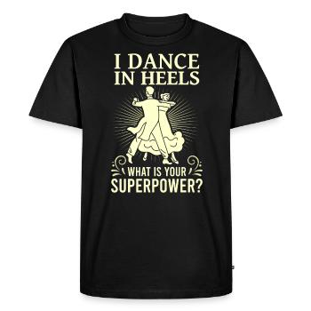 Dance Training Ballroom Couple Dance - Men's Premium Organic T-Shirt - black - Front - Nico (187cm)