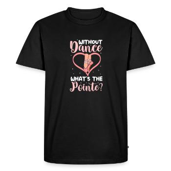 Ballet Ballerine Ballet Danseuse Danse Cadeau - T-shirt Premium bio Homme - noir - Devant - Nico (187cm)