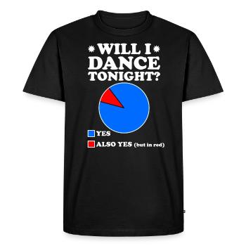 Danse Slogan Ballroom Couple Dance Dance Floor - T-shirt Premium bio Homme - noir - Devant - Nico (187cm)