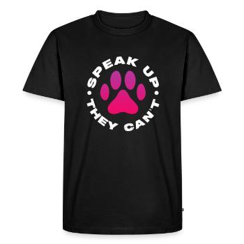 Animal rescue - Men's Premium Organic T-Shirt - black - Front - Nico (187cm)