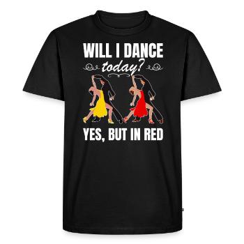 Danse Slogan Ballroom Couple Dance Dance Floor - T-shirt Premium bio Homme - noir - Devant - Nico (187cm)