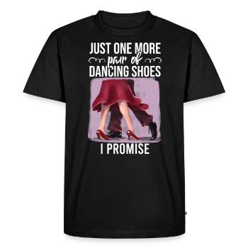 Danse Slogan Ballroom Couple Dance Dance Floor - T-shirt Premium bio Homme - noir - Devant - Nico (187cm)