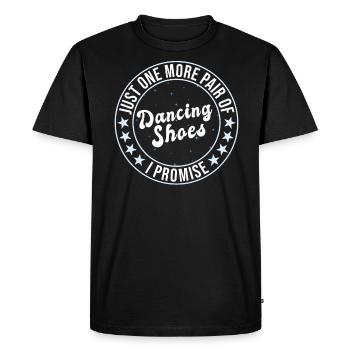 Danse Slogan Ballroom Couple Dance Dance Floor - T-shirt Premium bio Homme - noir - Devant - Nico (187cm)