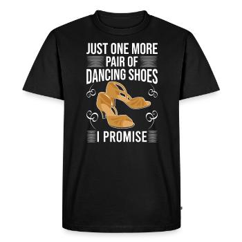 Danse Slogan Ballroom Couple Dance Dance Floor - T-shirt Premium bio Homme - noir - Devant - Nico (187cm)