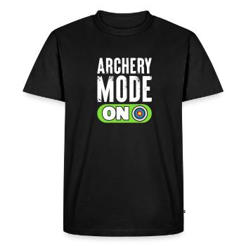 Archerie - T-shirt Premium bio Homme - noir - Devant - Nico (187cm)