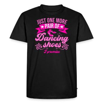 Danse Slogan Ballroom Couple Dance Dance Floor - T-shirt Premium bio Homme - noir - Devant - Nico (187cm)