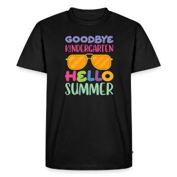 Kindergarten Child School Enrollment School Gift - Men's Premium Organic T-Shirt - black - Front - Nico (187cm)