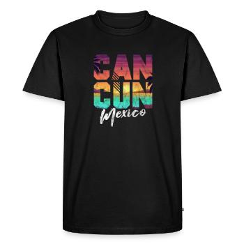 Mexico Cancun - Men's Premium Organic T-Shirt - black - Front - Nico (187cm)