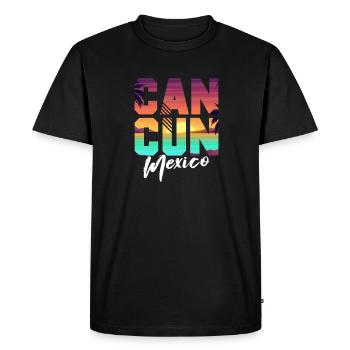 Mexico Cancun Mexican Mexican Gift - Men's Premium Organic T-Shirt - black - Front - Nico (187cm)