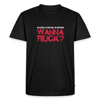 Rugby Club Rugbyteam Football Sport Cadeau - T-shirt Premium bio Homme - noir - Devant - Nico (187cm)
