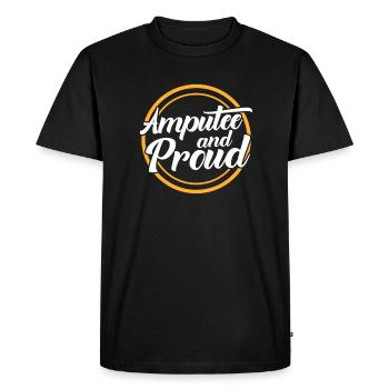 Amputation Amputation Prothèse Cadeau - T-shirt Premium bio Homme - noir - Devant - Nico (187cm)