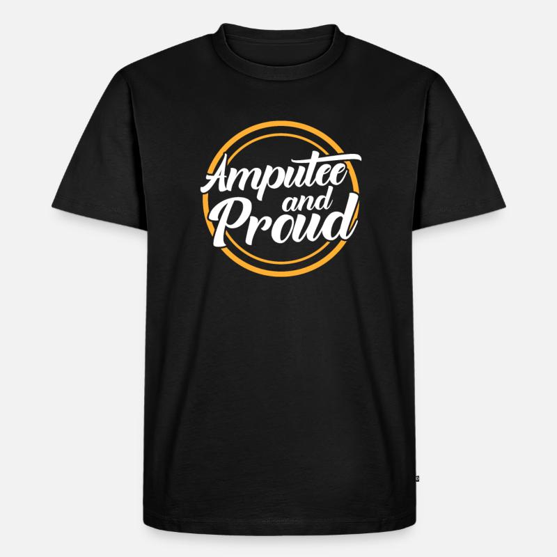 Amputation Amputation Prosthesis Gift - Men's Premium Organic T-Shirt - black