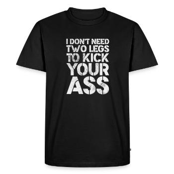 Amputation - T-shirt Premium bio Homme - noir - Devant - Nico (187cm)