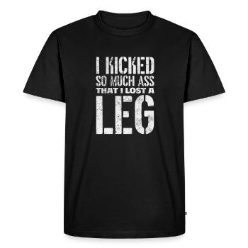 Amputation - T-shirt Premium bio Homme - noir - Devant - Nico (187cm)