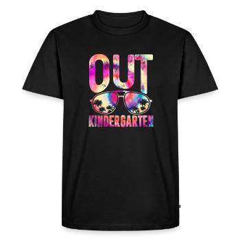 Enfant de maternelle Inscription scolaire Cadeau scolaire - T-shirt Premium bio Homme - noir - Devant - Nico (187cm)