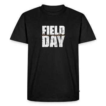 Kindergarten - Men's Premium Organic T-Shirt - black - Front - Nico (187cm)