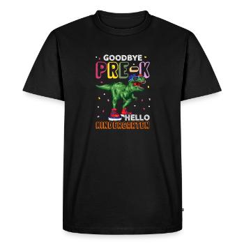 Enfant de maternelle Inscription scolaire Cadeau scolaire - T-shirt Premium bio Homme - noir - Devant - Nico (187cm)
