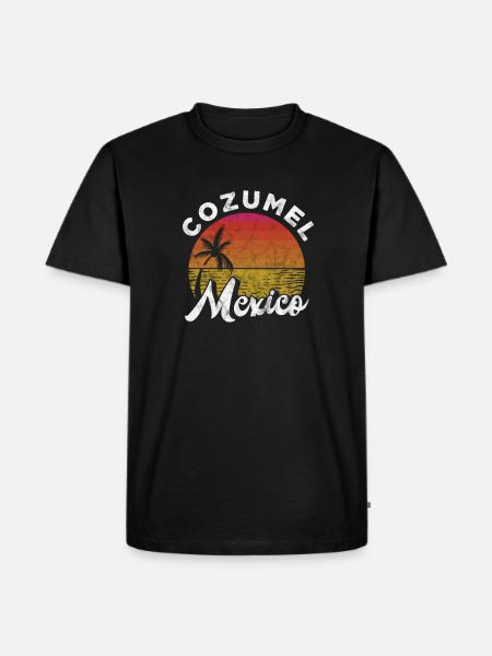 Mexiko Conzumel - Männer Premium Bio T-Shirt - Schwarz