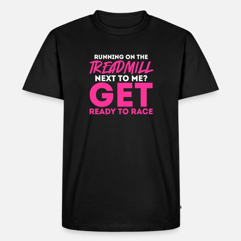 Laufen - Männer Premium Bio T-Shirt - Schwarz