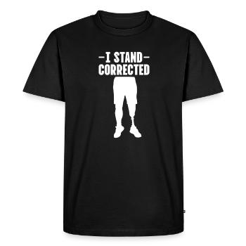 Amputation Amputation Prothèse Cadeau - T-shirt Premium bio Homme - noir - Devant - Nico (187cm)