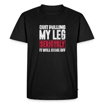 Amputation - T-shirt Premium bio Homme - noir - Devant - Nico (187cm)