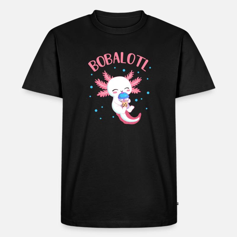 Bubble Tea - Männer Premium Bio T-Shirt - Schwarz