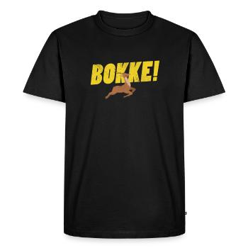 Club de rugby Équipe de rugby Football Sport Cadeau - T-shirt Premium bio Homme - noir - Devant - Nico (187cm)
