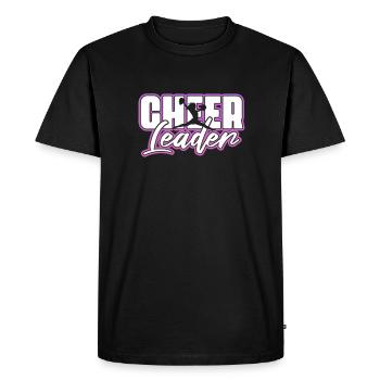 Cheerleader - Men's Premium Organic T-Shirt - black - Front - Nico (187cm)