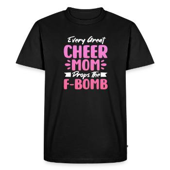 Cheerleader - Men's Premium Organic T-Shirt - black - Front - Nico (187cm)