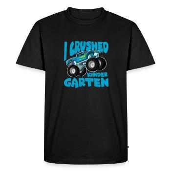 Kindergarten Child School Enrollment School Gift - Men's Premium Organic T-Shirt - black - Front - Nico (187cm)
