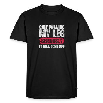 Amputation - T-shirt Premium bio Homme - noir - Devant - Nico (187cm)