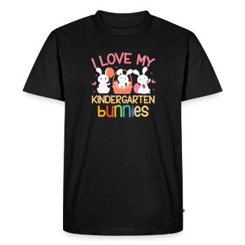 Kindergarten Child School Enrollment School Gift - Men's Premium Organic T-Shirt - black - Front - Nico (187cm)