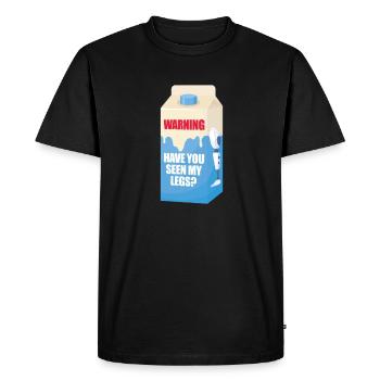 Amputation Amputation Prosthesis Gift - Men's Premium Organic T-Shirt - black - Front - Nico (187cm)
